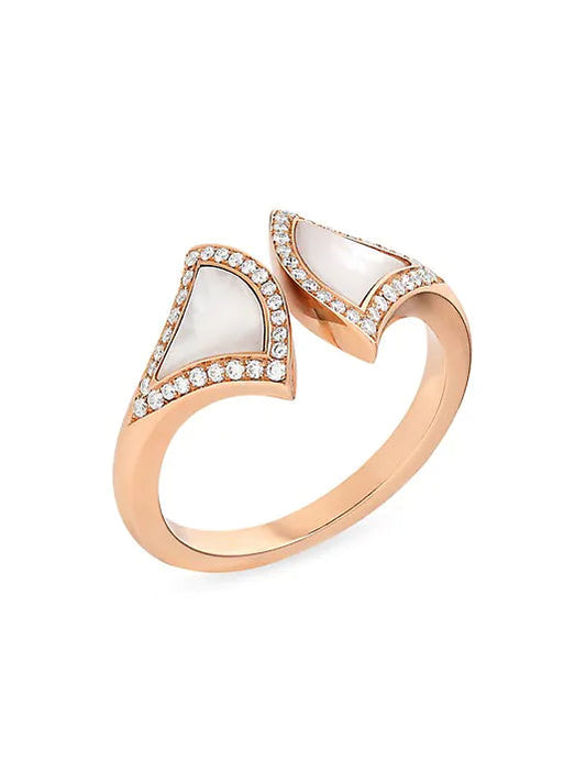 [Lumi Jewelry]DREAM MOP DIAMOND OPEN RING