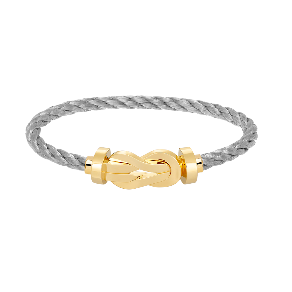 [Lumi Jewelry]CHANCE LARGE 8 FIGURE BUCKLE NO DIAMOND BRACELET GOLD