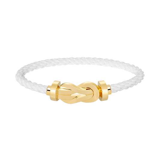 [Lumi Jewelry]CHANCE LARGE 8 FIGURE BUCKLE NO DIAMOND BRACELET GOLD