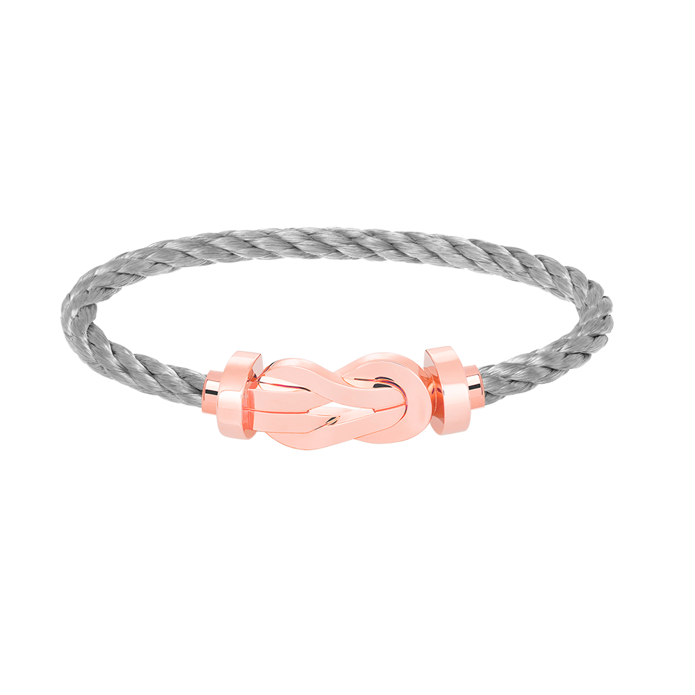 [Lumi Jewelry]CHANCE LARGE 8 FIGURE BUCKLE NO DIAMOND BRACELET ROSE GOLD