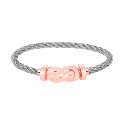 [Lumi Jewelry]CHANCE LARGE 8 FIGURE BUCKLE NO DIAMOND BRACELET ROSE GOLD