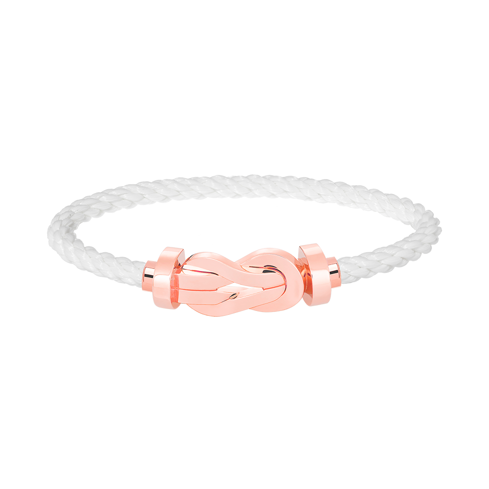 [Lumi Jewelry]CHANCE LARGE 8 FIGURE BUCKLE NO DIAMOND BRACELET ROSE GOLD