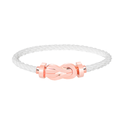 [Lumi Jewelry]CHANCE LARGE 8 FIGURE BUCKLE NO DIAMOND BRACELET ROSE GOLD