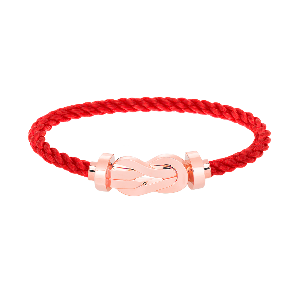 [Lumi Jewelry]CHANCE LARGE 8 FIGURE BUCKLE NO DIAMOND BRACELET ROSE GOLD