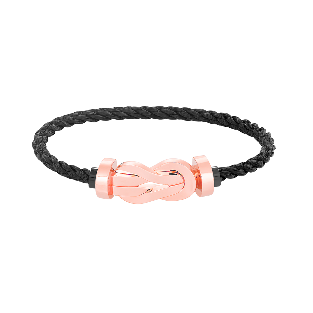 [Lumi Jewelry]CHANCE LARGE 8 FIGURE BUCKLE NO DIAMOND BRACELET ROSE GOLD
