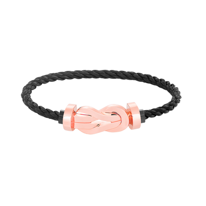 [Lumi Jewelry]CHANCE LARGE 8 FIGURE BUCKLE NO DIAMOND BRACELET ROSE GOLD