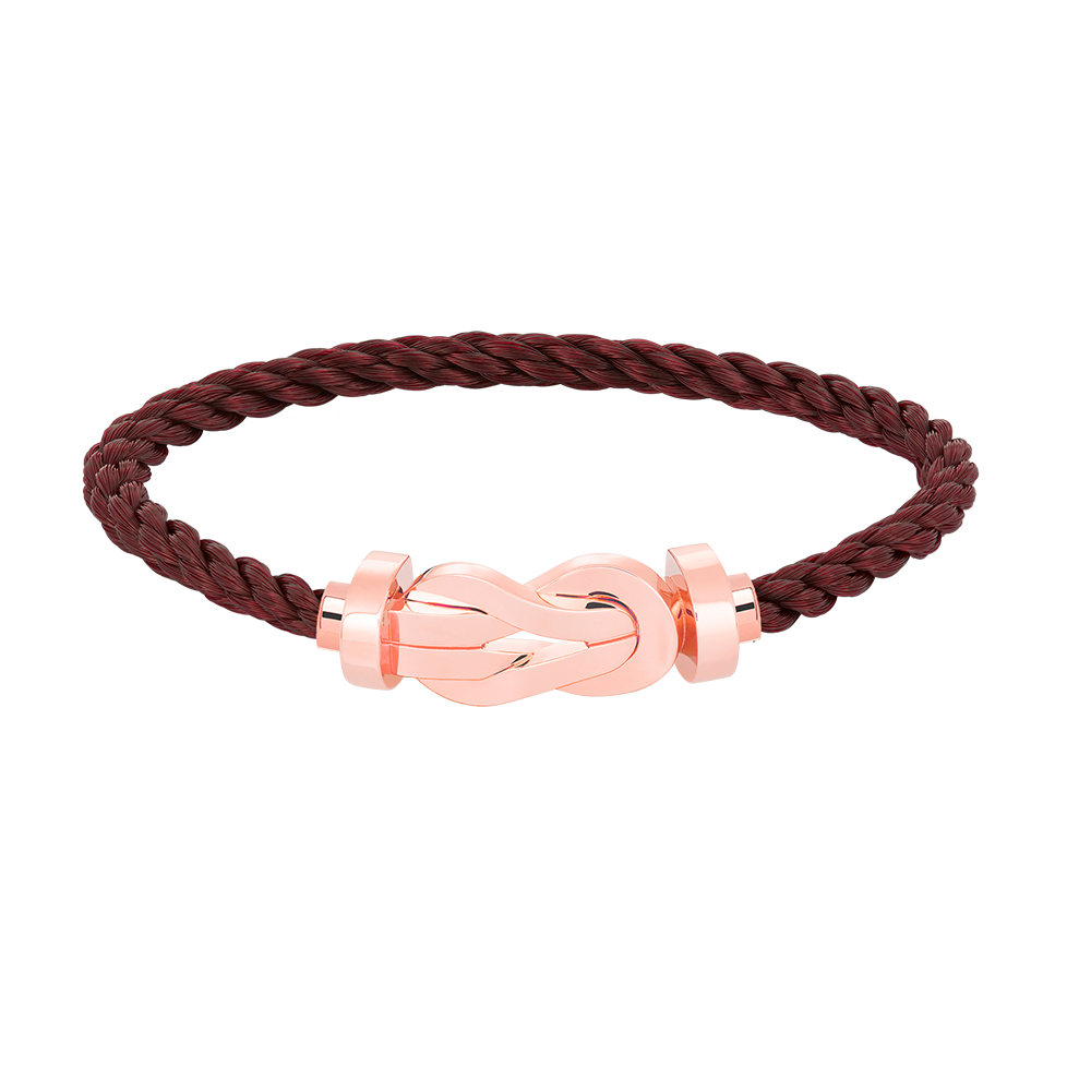 [Lumi Jewelry]CHANCE LARGE 8 FIGURE BUCKLE NO DIAMOND BRACELET ROSE GOLD