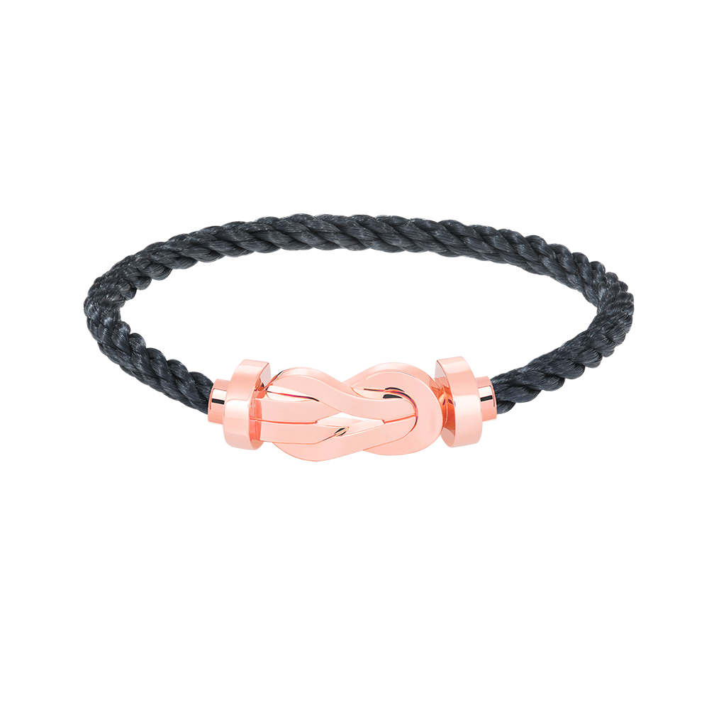 [Lumi Jewelry]CHANCE LARGE 8 FIGURE BUCKLE NO DIAMOND BRACELET ROSE GOLD