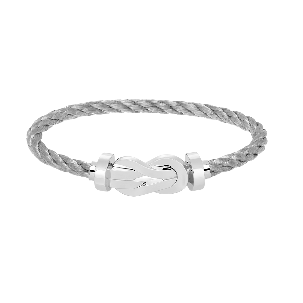 [Lumi Jewelry]CHANCE LARGE 8 FIGURE BUCKLE NO DIAMOND BRACELET SILVER