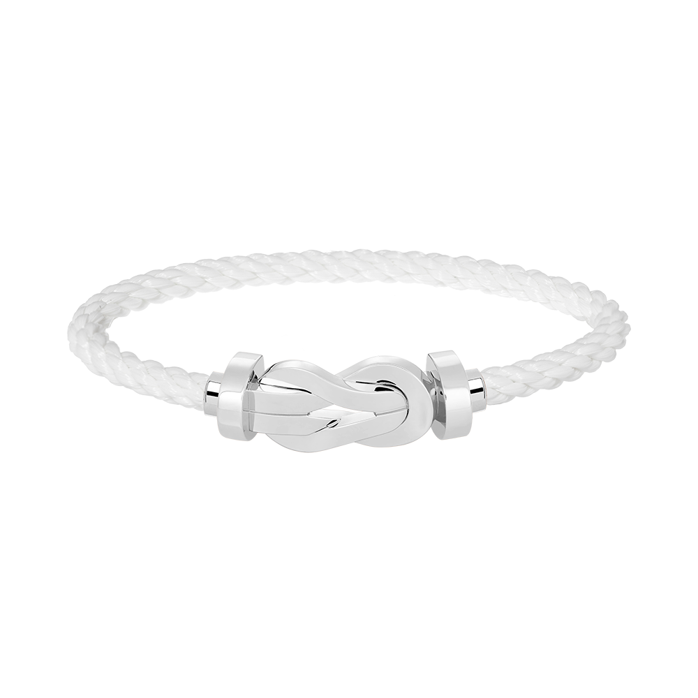 [Lumi Jewelry]CHANCE LARGE 8 FIGURE BUCKLE NO DIAMOND BRACELET SILVER