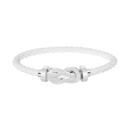 [Lumi Jewelry]CHANCE LARGE 8 FIGURE BUCKLE NO DIAMOND BRACELET SILVER