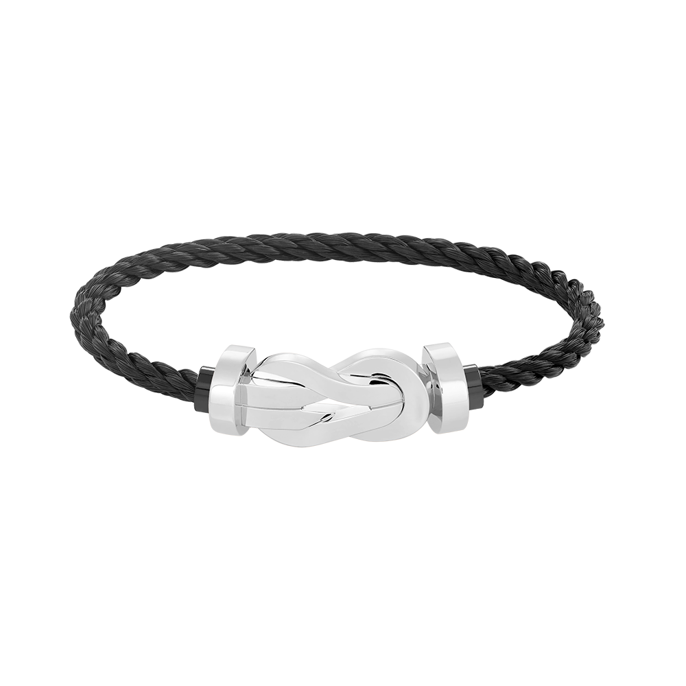 [Lumi Jewelry]CHANCE LARGE 8 FIGURE BUCKLE NO DIAMOND BRACELET SILVER