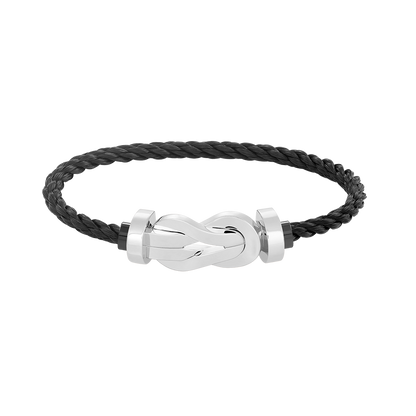 [Lumi Jewelry]CHANCE LARGE 8 FIGURE BUCKLE NO DIAMOND BRACELET SILVER