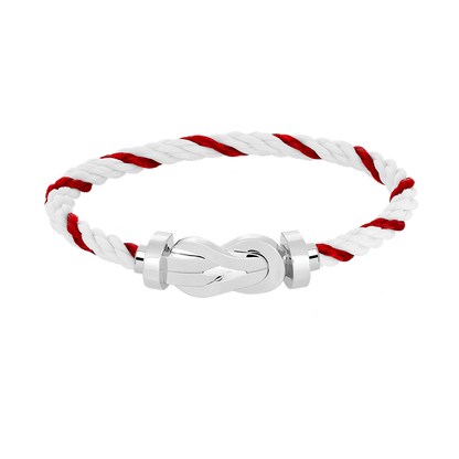 [Lumi Jewelry]CHANCE LARGE 8 FIGURE BUCKLE NO DIAMOND BRACELET SILVER