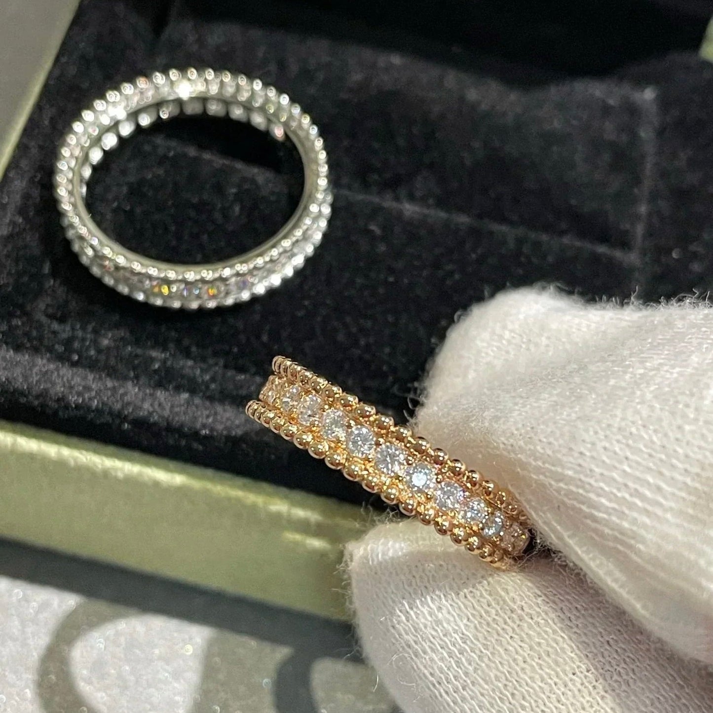 [Lumi Jewelry]PERLEE DIAMOND ROSE GOLD RING