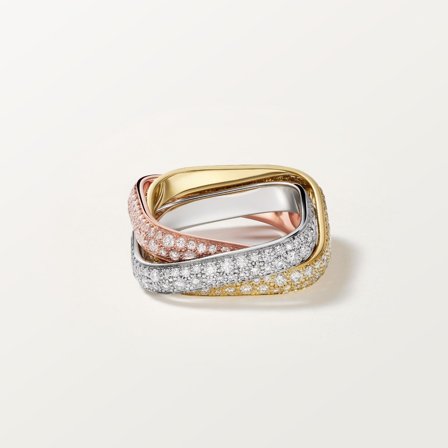 [Lumi Jewelry]TRINITY 3.5MM CUSHION RING COLLECTION
