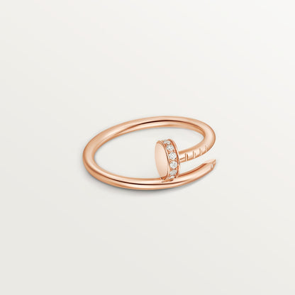 [Lumi Jewelry]JUSTE 1.8MM HALF DIAMOND RING