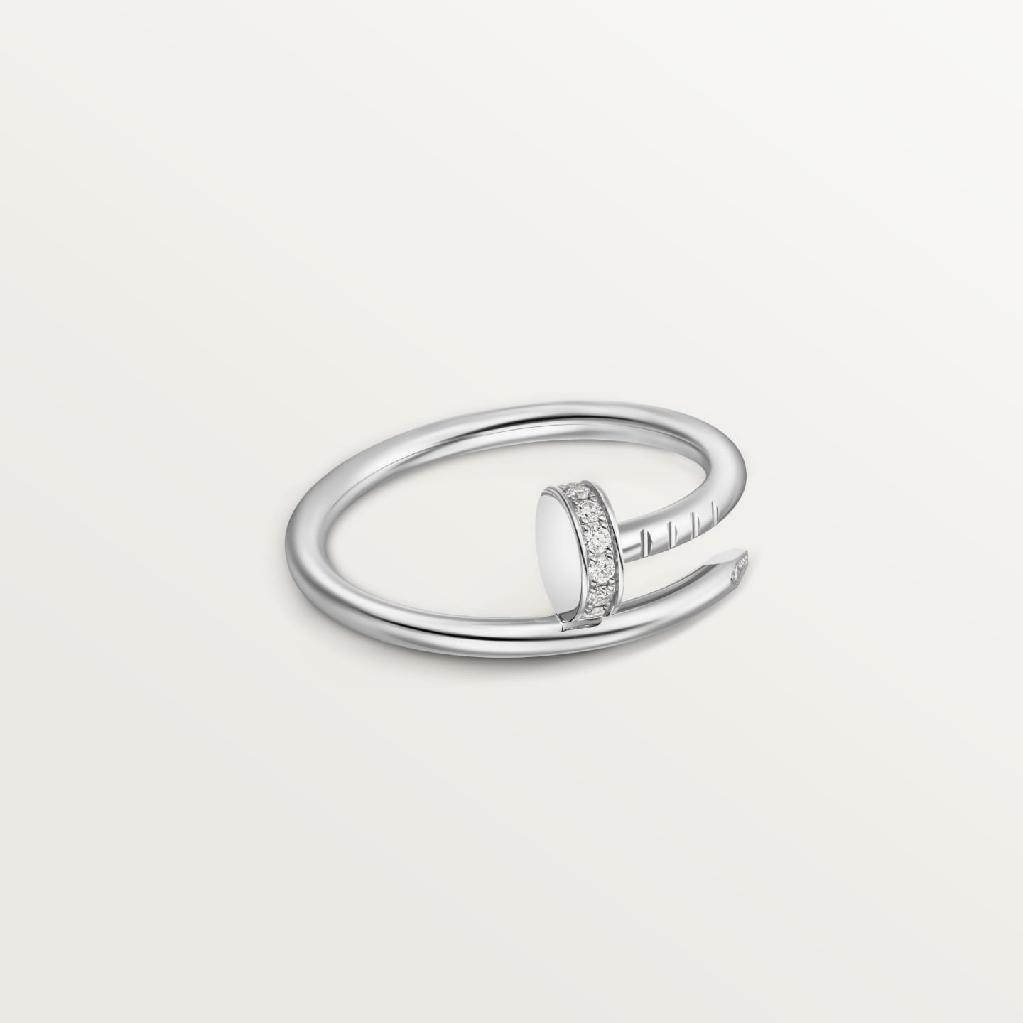 [Lumi Jewelry]JUSTE 1.8MM HALF DIAMOND RING