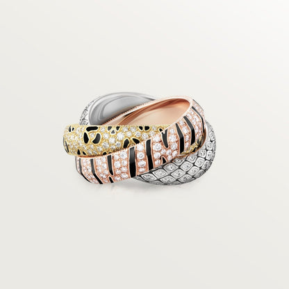[Lumi Jewelry]TRINITY  RING LEOPARD PRINT