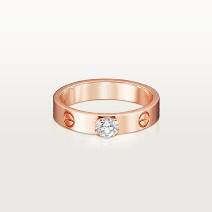 [Lumi Jewelry]LOVE RING 3.6MM 1 BIG DIAMOND