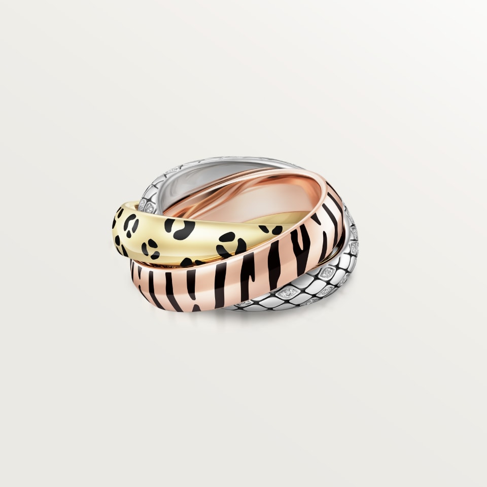 [Lumi Jewelry]TRINITY  RING LEOPARD PRINT