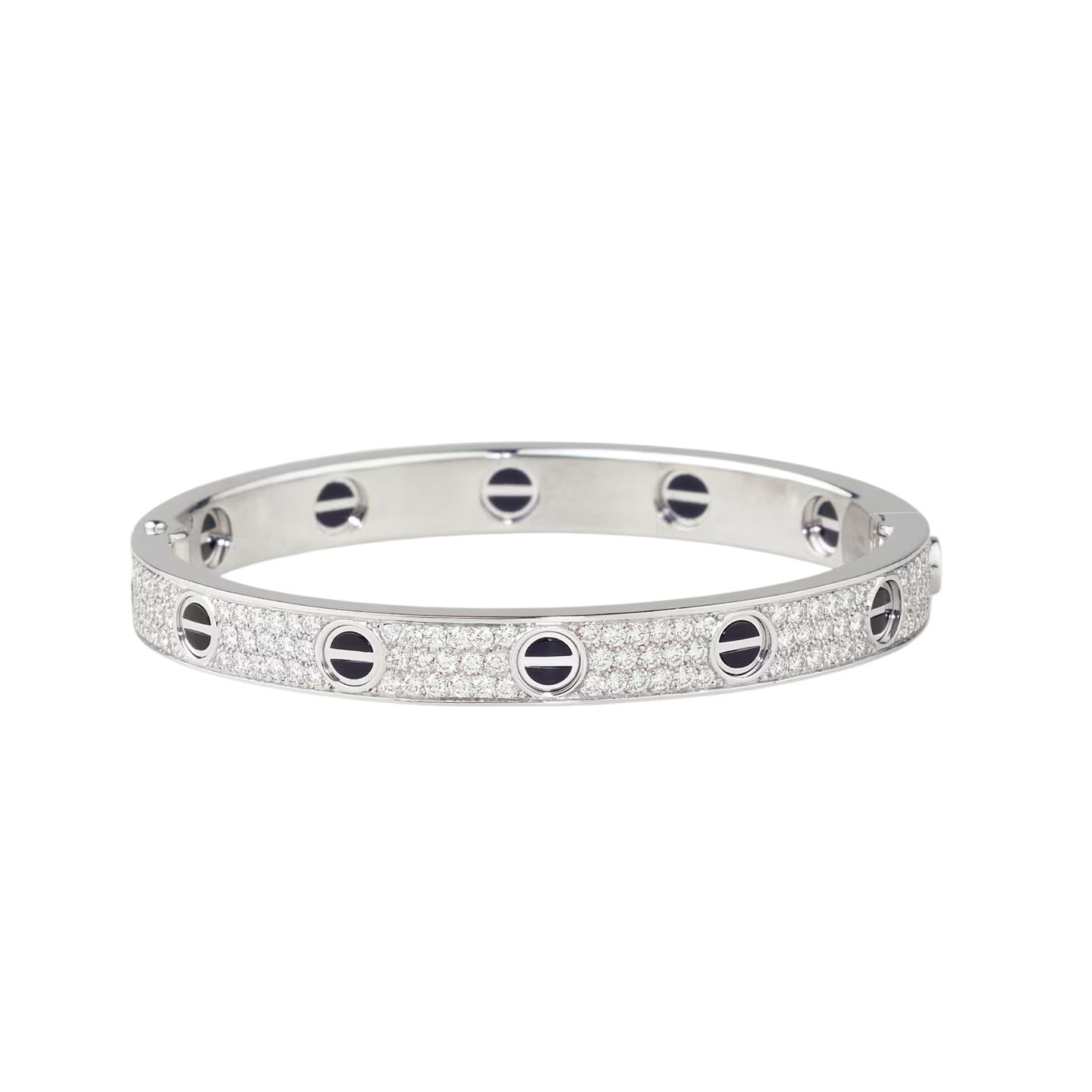 [Lumi Jewelry]LOVE BRACELET 6.1MM DIAMOND-PAVED CERAMIC