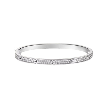 [Lumi Jewelry]LOVE BRACELET 3.65MM DIAMOND-PAVED