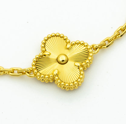 [Lumi Jewelry]CLOVER BRACELET 5 MOTIFS GOLD DIAMOND