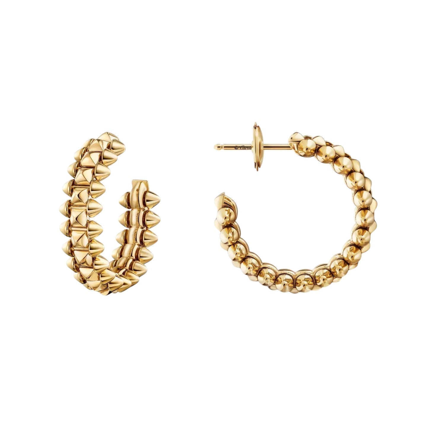 [Lumi Jewelry]CLASH SMALL HOOP EARRINGS