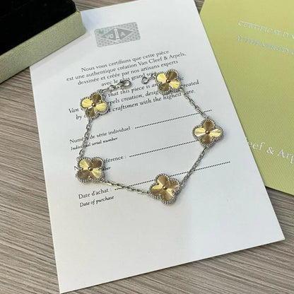 [Lumi Jewelry]CLOVER 5 MOTIFS CHRISTMAS LIMITED EDITION BRACELET