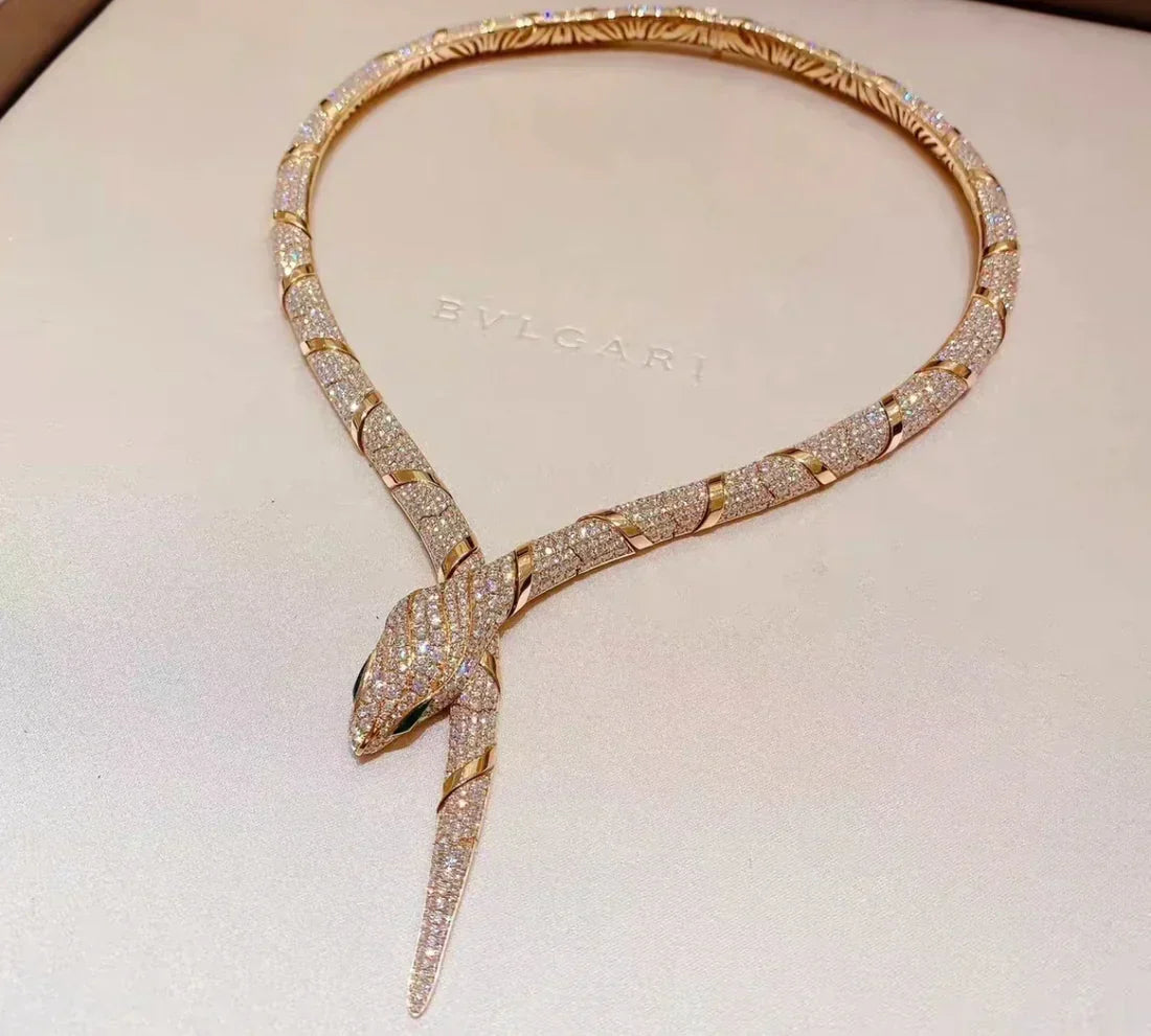 [Lumi Jewelry]HAUTE COUTURE GOLD SERPENTI NECKLACE