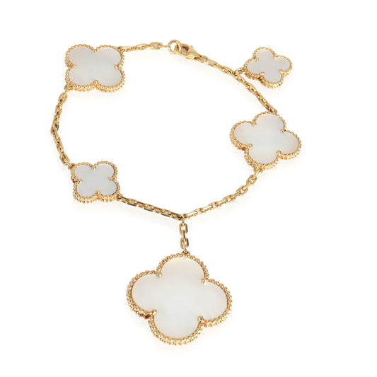 [Lumi Jewelry]MAGIC CLOVER MOP GOLD BRACELET 5 MOTIFS