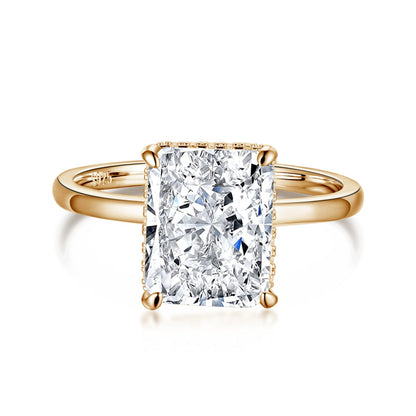 [Lumi Jewelry]4.0 Carat Ornate Enchanting Radiand Cut Banquet Ring