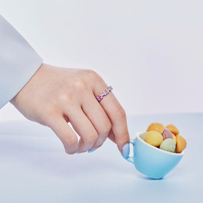 [Lumi Jewelry]Unique Colorful Emerald Cut Party Ring