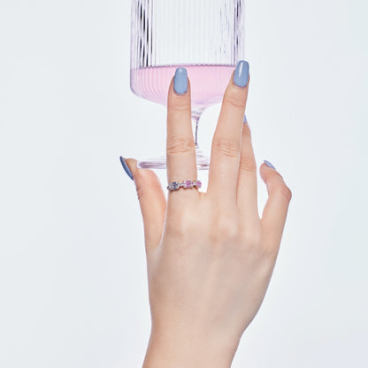 [Lumi Jewelry]Unique Colorful Emerald Cut Party Ring