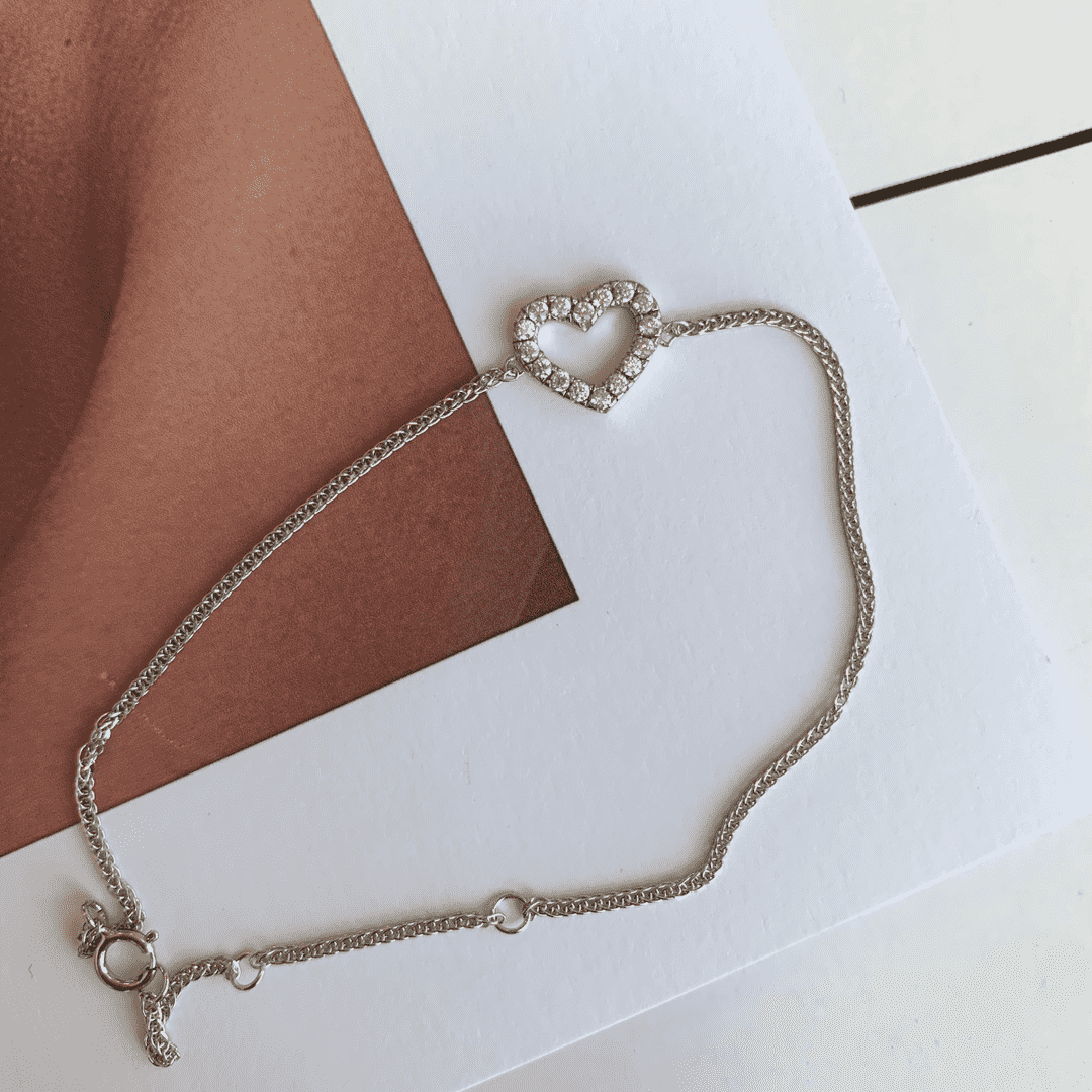 [Lumi Jewelry]Heart Shape Lover Bracelet