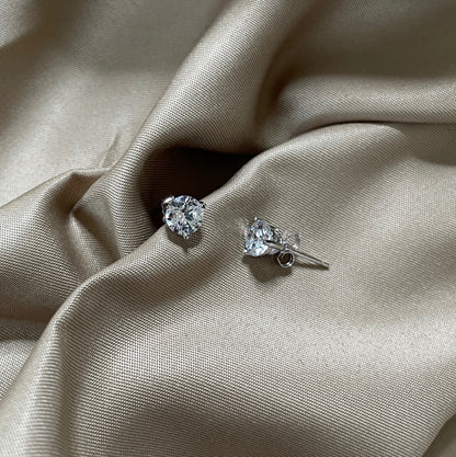 [Lumi Jewelry]Dainty Round Shape Earrings