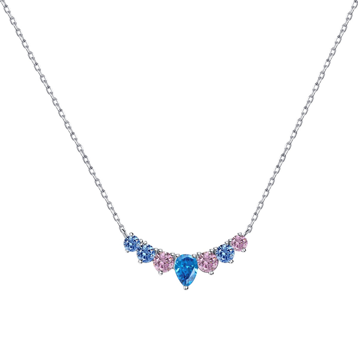 [Lumi Jewelry]Dainty Colorful Heart Necklace