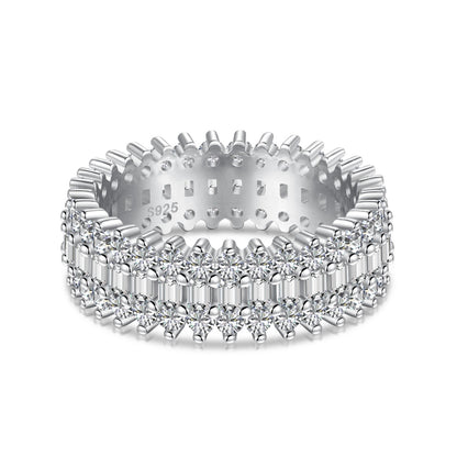 [Lumi Jewelry]Ornate Colorful Radiant Cut Daily Ring