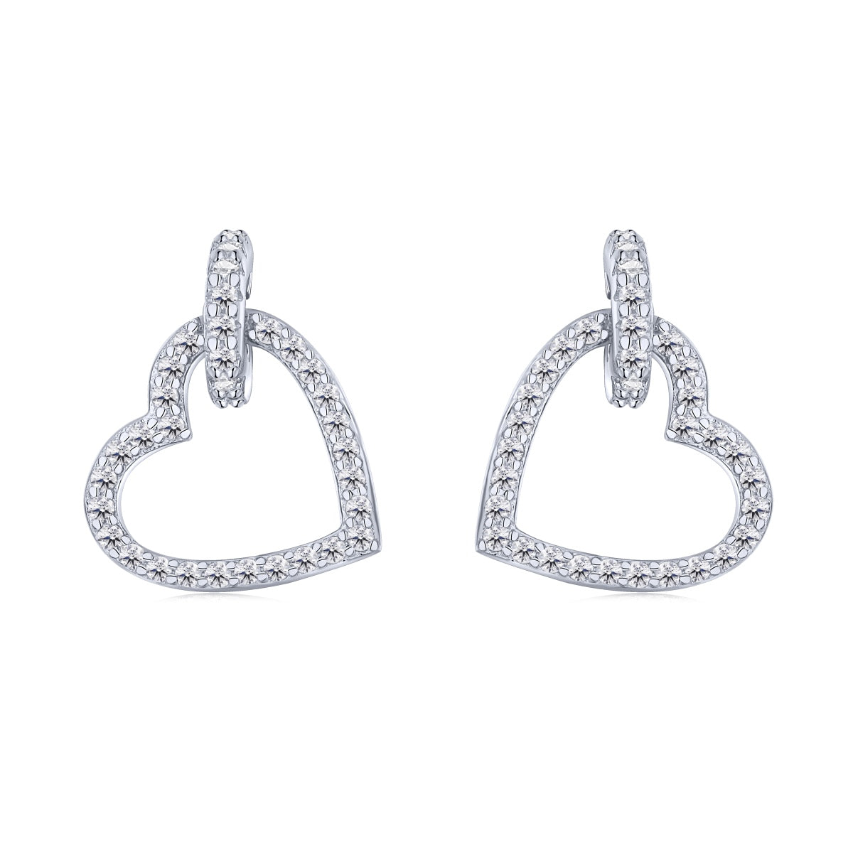 [Lumi Jewelry]Dainty Heart Shape Earrings