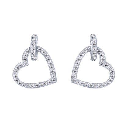 [Lumi Jewelry]Dainty Heart Shape Earrings