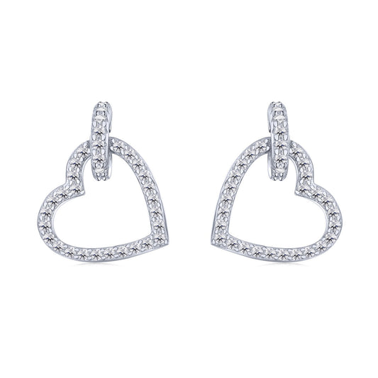 [Lumi Jewelry]Dainty Heart Shape Earrings