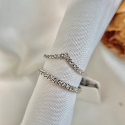 [Lumi Jewelry]Elaborate Tennis Band Ring