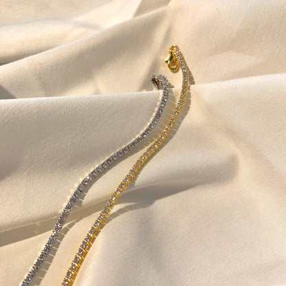 [Lumi Jewelry]Radiant Shinning Princess Cut Tennis Bracelet