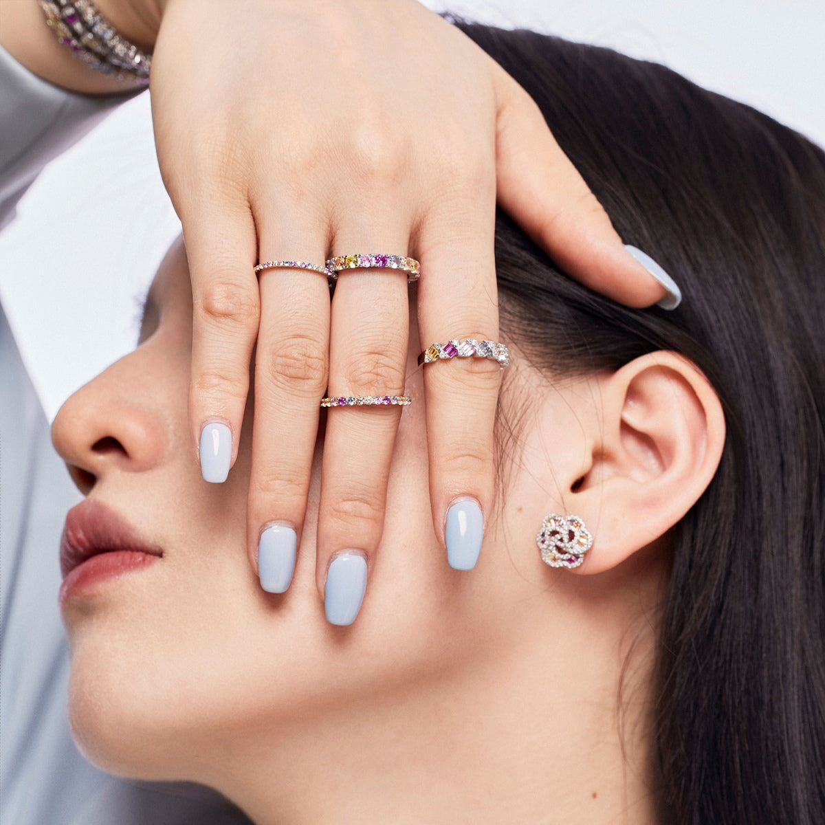 [Lumi Jewelry]Delicate Vibrant Emerald Cut Daily Ring