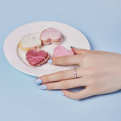 [Lumi Jewelry]Delicate Vibrant Emerald Cut Daily Ring