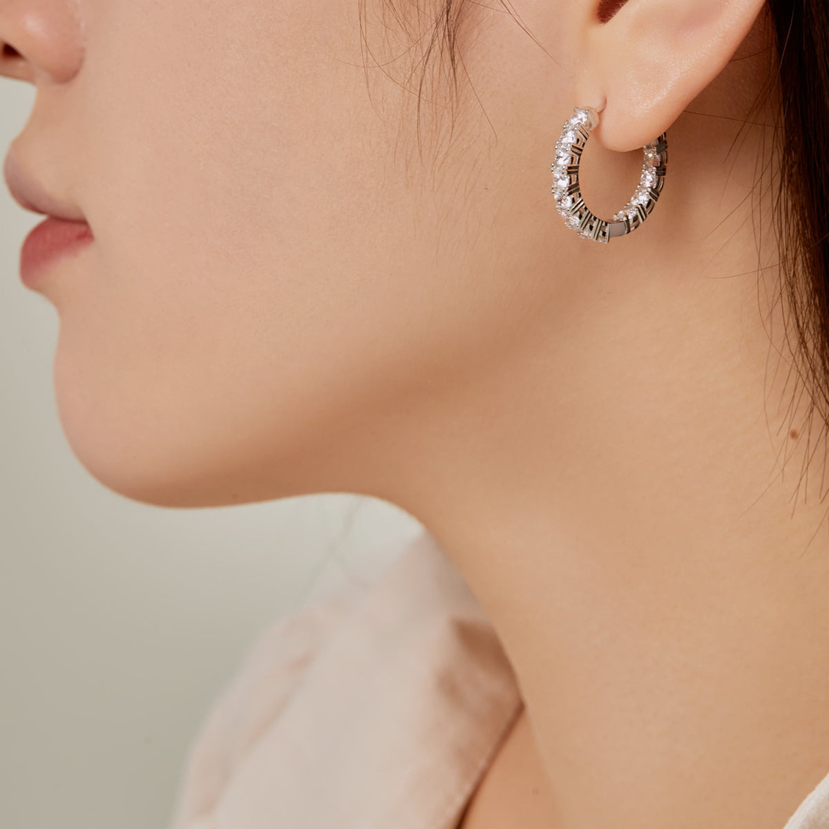 [Lumi Jewelry]Unique Round Cut Daily Earrings