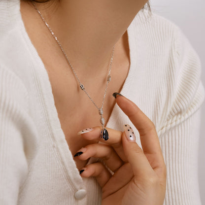 [Lumi Jewelry]Dazzling Pear Cut Necklace