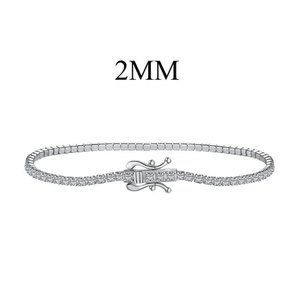 [Lumi Jewelry]Radiant Colorful Round Cut Party Bracelet