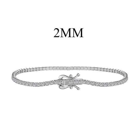 [Lumi Jewelry]Radiant Colorful Round Cut Party Bracelet
